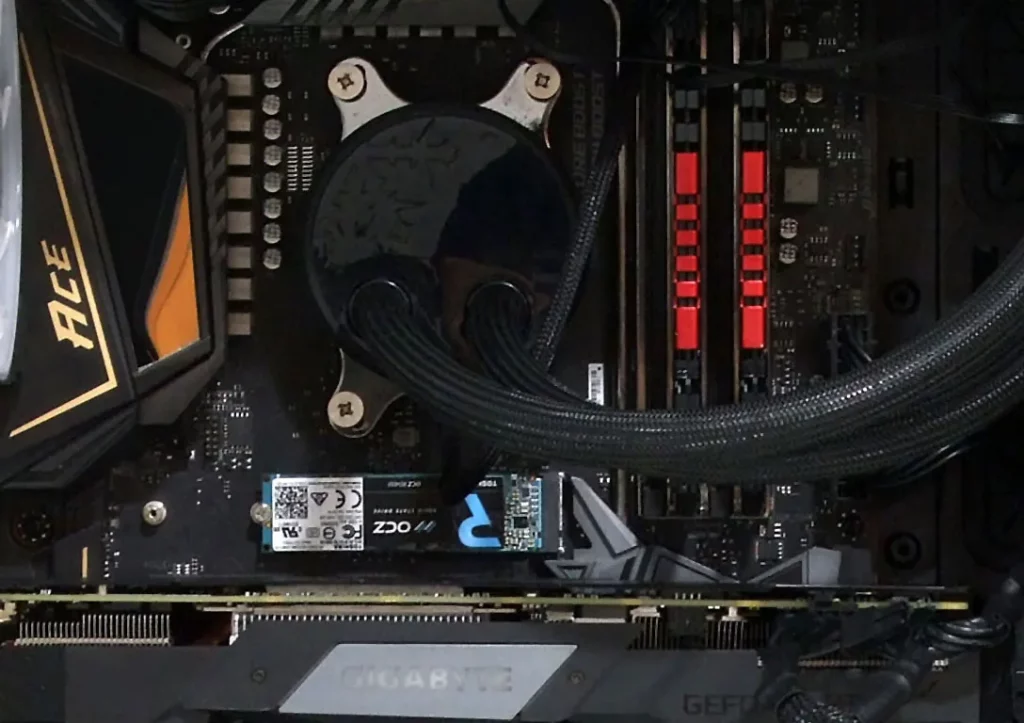 Internal PC component example